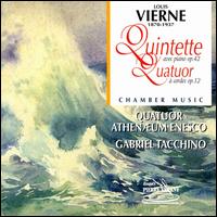 Vierne: Quintet avec piano, Op. 42; Quatuor à cordes, Op. 12 von Various Artists