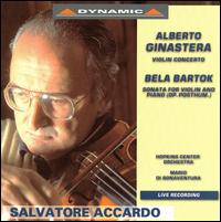 Ginastera: Violin Concerto; Bartók: Sonata for Violin & Piano von Salvatore Accardo