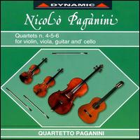 Paganini: Quartets Nos. 4-6 for Violin, Viola, Guitar & Cello von Quartetto Paganini