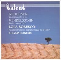 Beethoven, Mendelssohn: Violin Concertos von Lola Bobesco