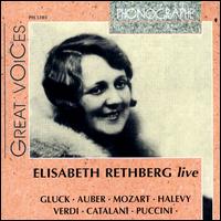 Great Voices: Elisabeth Rethberg Live von Elisabeth Rethberg