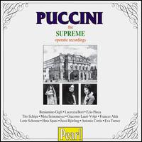 Puccini: The Supreme Opera Recordings von Various Artists