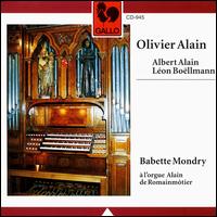 Olivier Alain Performs Albert Alain & Léon Boëllmann von Babette Mondry