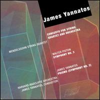 Piston: Symphony No3; Yannatos: Concerto von Various Artists