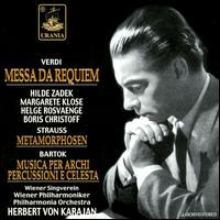 Verdi: Requiem Mass; Bartok: Music Sz106 von Herbert von Karajan