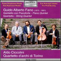 Fano: Piano quintet / String Quartet von Various Artists