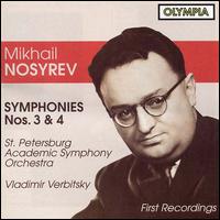 Nosyrev: Symphonies 3 & 4 von Various Artists