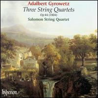 Gyrowetz: Three String Quartets von Salomon String Quartet