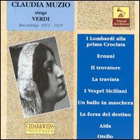 Claudia Muzio sings Verdi von Claudia Muzio