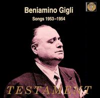 Songs, 1953-54 von Beniamino Gigli