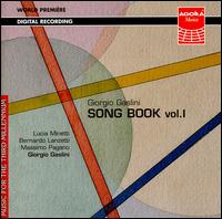 Giorgio Gaslini: Song Book, Vol. 1 von Giorgio Gaslini