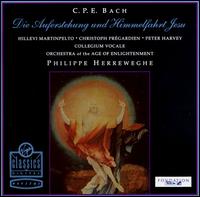 C.P.E. Bach: the Resurrection and Ascension of Jesus von Philippe Herreweghe