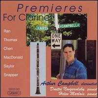 Premieres for Clarinet von Arthur Campbell