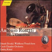 Antonio Rosetti: Horn Concertos von Zdenek Divoky