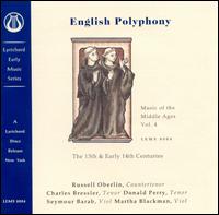 English Polyphony: 13th & 14th Centuries von Various Artists