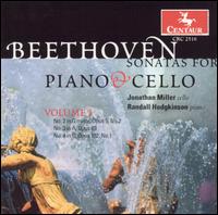 Beethoven: Sonatas for Piano and Cello, Vol. 1 von Jonathan Miller