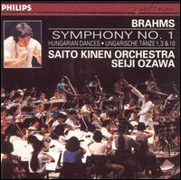 Brahms: Symphony No. 1; Hungarian Dances 1, 3 & 10 von Seiji Ozawa