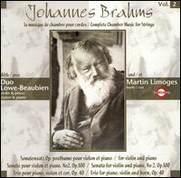 Brahms: Complete Chamber Music for Strings, Vol. 2 von Martin Limoges