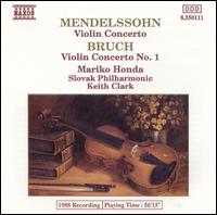 Mendelssohn: Violin Concerto; Bruch: Violin Concerto No. 1 von Mariko Honda