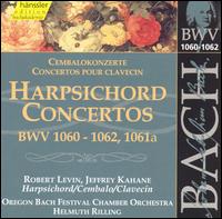 Bach: Harpsichord Concertos, BWV 1060-1062, 1061a von Robert Levin