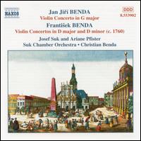 Jan Jirí & Frantisek Benda: Violin Concertos, Vol. 1 von Various Artists