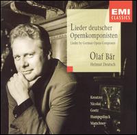 Lieder by German Opera Composers von Olaf Bär