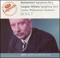 Vaughan Williams: Symphony No. 8; Rachmaninov: Symphony No. 3 von Adrian Boult