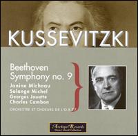 Beethoven: Symphony No. 9 von Sergey Koussevitzky