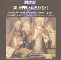 Giuseppe Sammartini: Six Solos for German Flute, Violin or Hautboy, Op. 13 von Various Artists