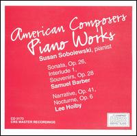 American Composers' Piano Works: The Piano Music of Samuel Barber & Lee Hoiby von Various Artists