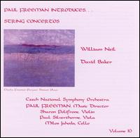 Paul Freeman Introduces String Concertos by William Neil and David Baker von Paul Freeman