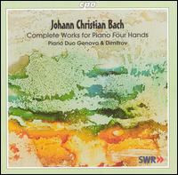 J.C. Bach: Complete Works for Piano Four Hands von Piano Duo Genova & Dimitrov