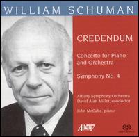 William Schuman: Credendum; Concerto for Piano and Orchestra; Symphony No. 4 [Hybrid SACD] von Various Artists