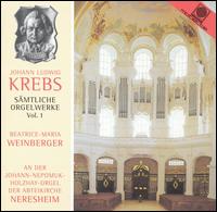 Krebs: Sämtliche Orgelwerk, Vol. 1 von Beatrice-Maria Weinberger