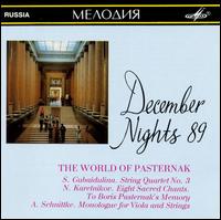 December Nights 89: The World of Pasternak von Various Artists