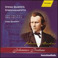 Brahms: String Quartets, Op. 51 von Verdi Quartet