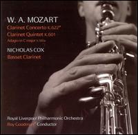 Mozart: Clarinet Concerto, K. 622; Clarinet Quintet, K. 601 von Nicholas Cox