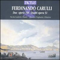 Ferdinando Carulli: Duo opera 158; Duetti opera 51 von Nicola Guidetti