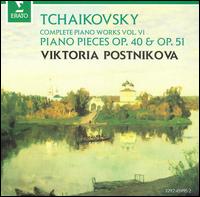 Tchaikovsky: Piano Pieces, Opp. 40 & 51 von Viktoria Postnikova