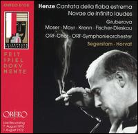 Hans Werner Henze: Cantata della fiaba estrema; Novae de infinito laudes von Various Artists