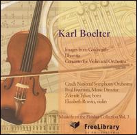 Karl Boelter: Images from Goldsmith; Dharma; Concerto for Violin and Orchestra von Czech National Symphony Orchestra