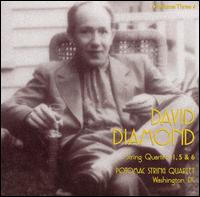 David Diamond: String Quartets Nos. 1, 5, 6 von Potomac String Quartet