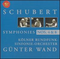 Schubert: Symphonies Nos. 4 & 8 von Günter Wand