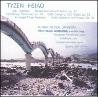 Tyzen Hsiao: 1947 Overture; Piano Concerto in C minor, Op. 53; Symphony "Formosa", Op. 49 von Vakhtang Jordania