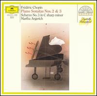 Chopin: Piano Sonatas Nos. 2 & 3; Scherzo No. 3 in C sharp minor von Martha Argerich