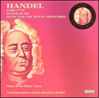 Handel: Water Music; Music for the Royal Fireworks von Various Artists