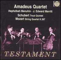 Schubert: Trout Quintet; Mozart: String Quartet, K. 387 von Amadeus Quartet