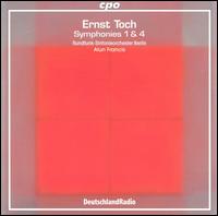 Ernst Toch: Symphonies Nos. 1 & 4 von Alun Francis