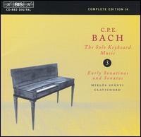 C.P.E. Bach: The Solo Keyboard Music, Vol. 3 von Miklós Spányi