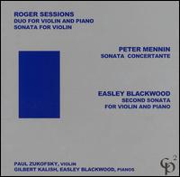 Roger Sessions: Duo for Violin and Piano; Sonata for Violin von Paul Zukofsky